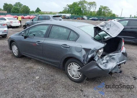 2012 Honda Civic Hf из США, поврежденный, VIN 2HGFB2F61CH325284